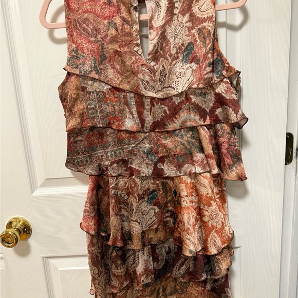 Chic Layered Ruffle Mini Dress - Picture 4 of 6